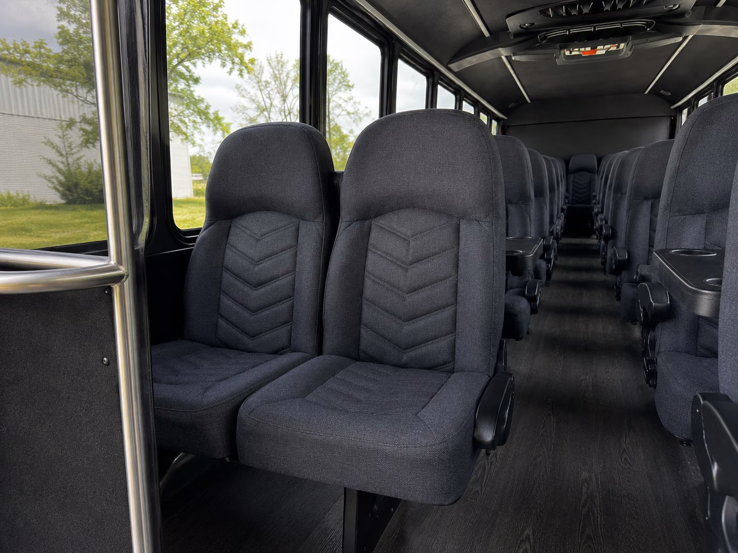 cary 18 passenger minibus interior