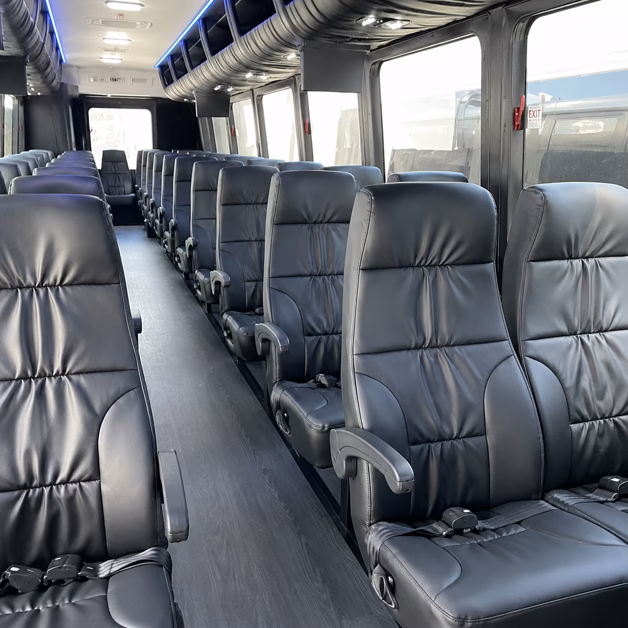cary 25 passenger minibus inside