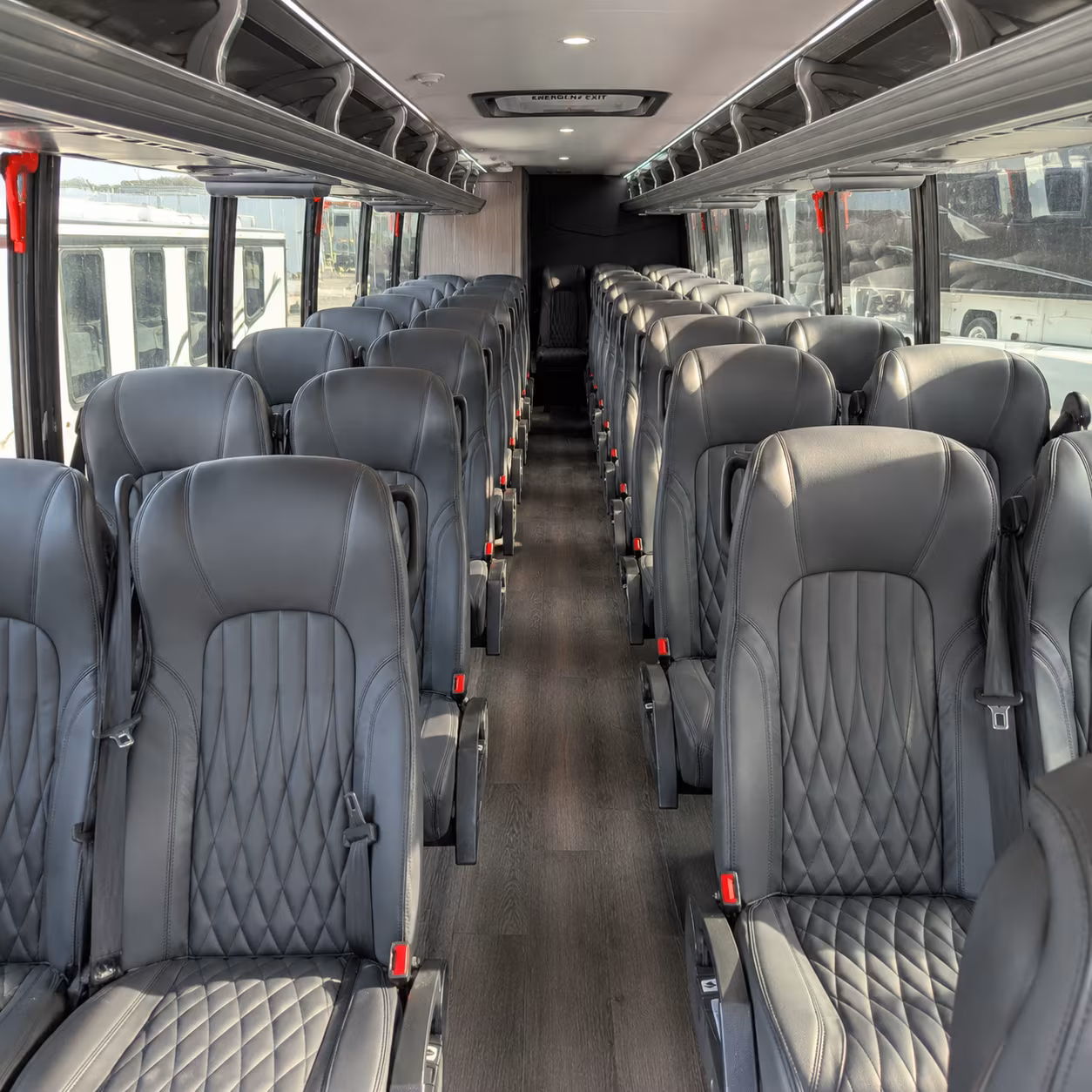 cary 25 passenger minibus interior