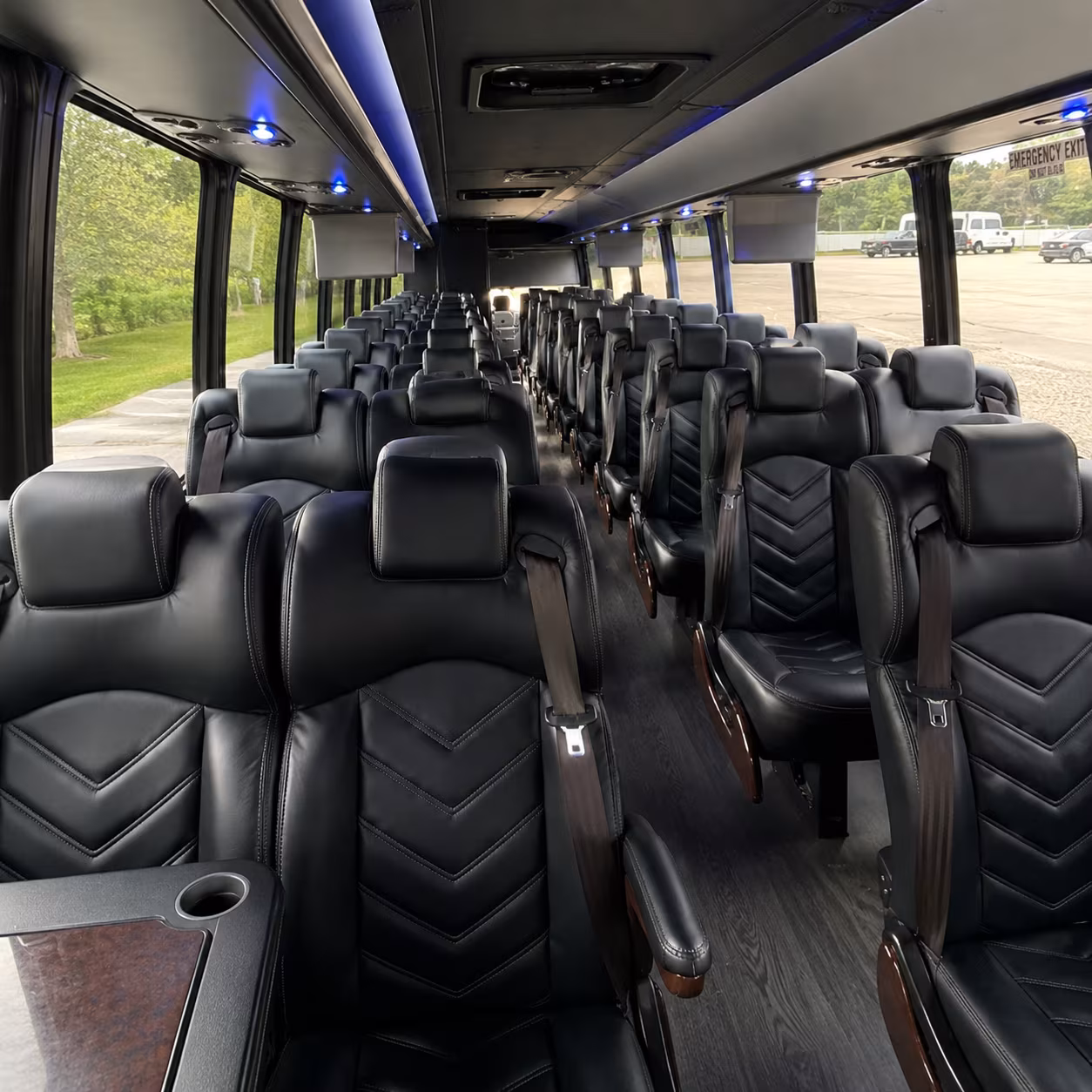 cary 28 passenger minibus interior