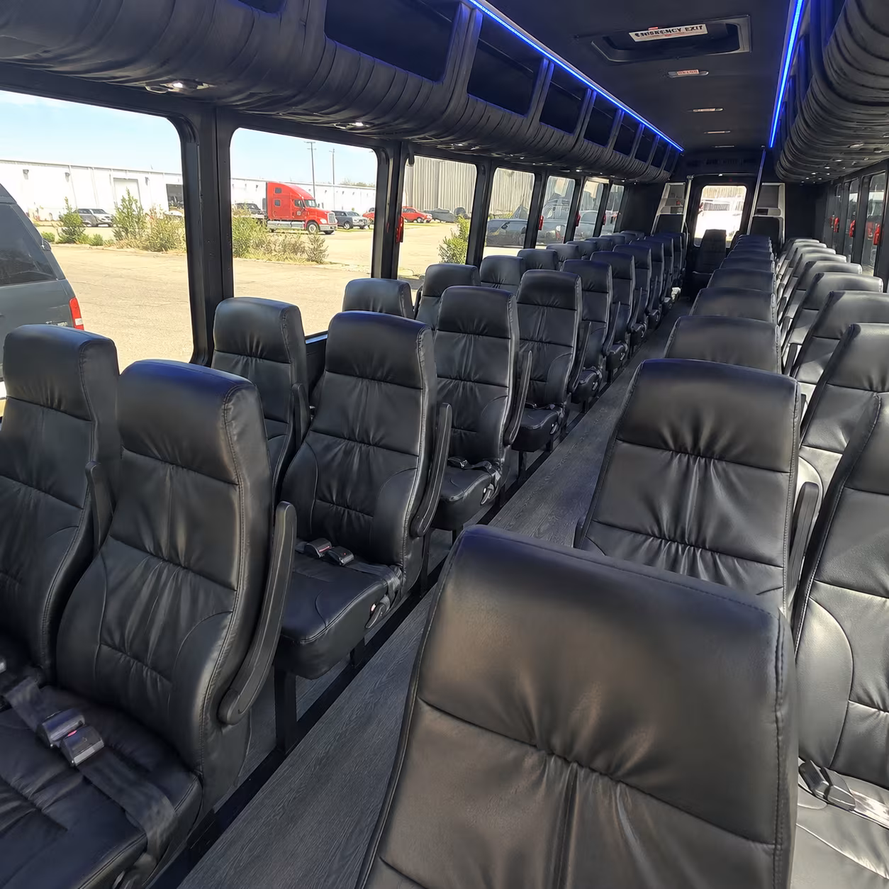 cary 30 passenger minibus interior