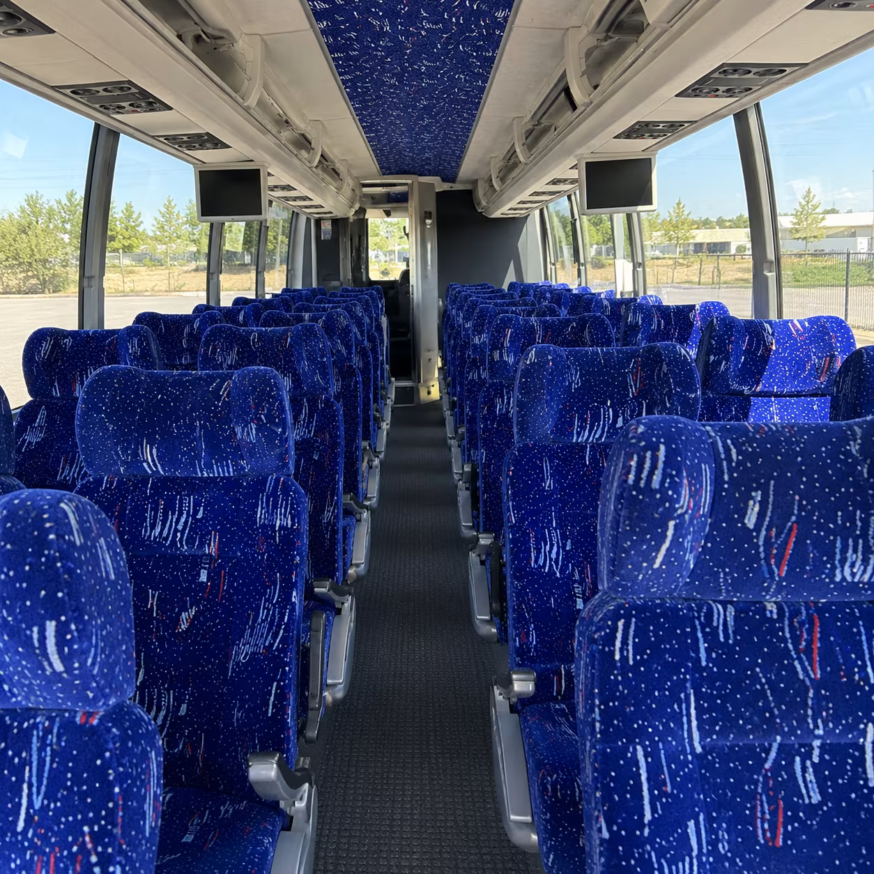 cary 54 passenger charter bus interior
