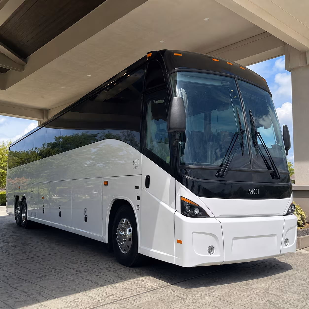 cary government military charter bus rental